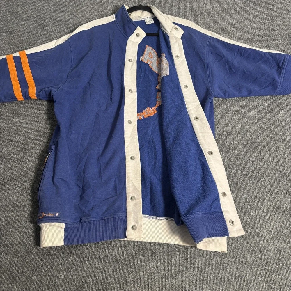 Vintage Rocawear Jacket Mens Large Blue RW Active Short‎ Sleeve Graphic 2000s